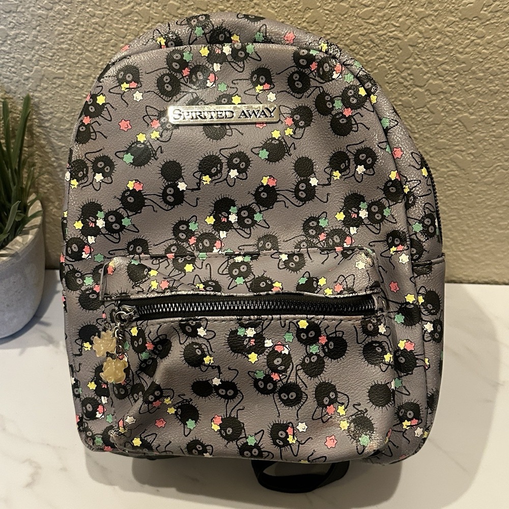 Our Universe Spirited Away Soot Sprites Mini Backpack Gray/Black Adjustable